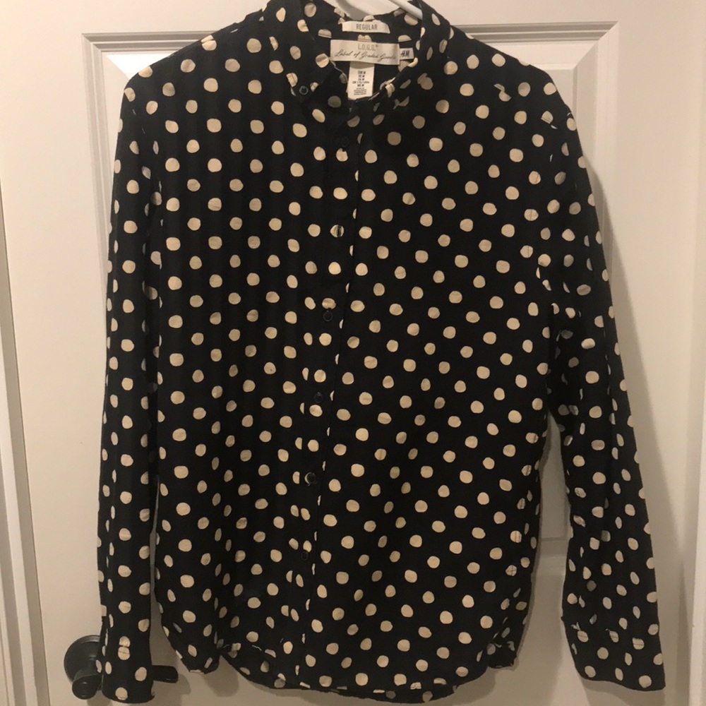 H&M Casual Polkadot Button Down